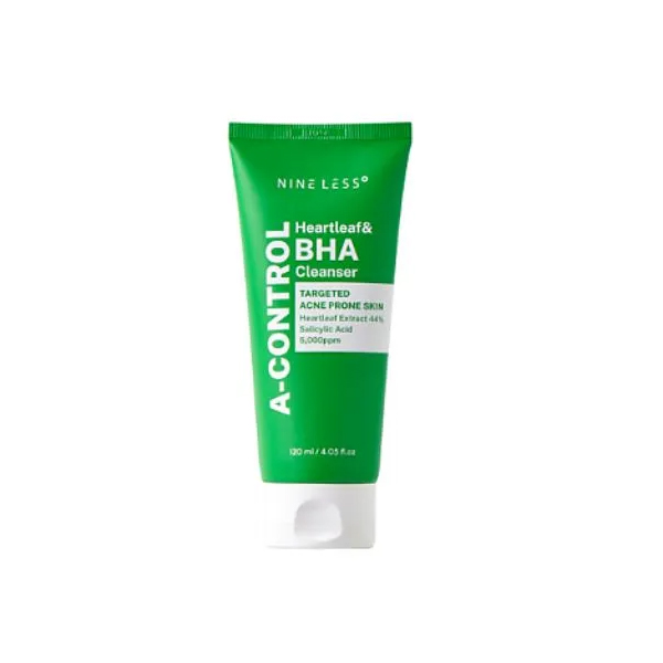 Nine-Less-A-Control-Heartleaf-BHA-Cleanser-120ml