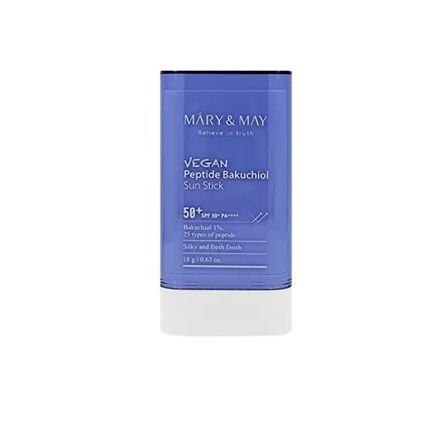 MARY & MAY VEGAN PEPTIDE BAKUCHIOL SUN STICK SPF50+ PA++++ 18G