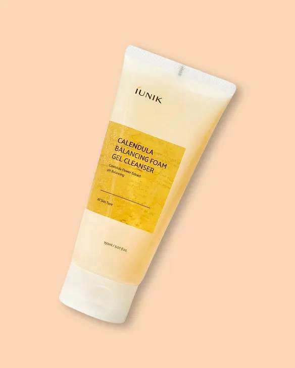 0014196_iunik-calendula-balancing-foam-gel-cleanser-150ml