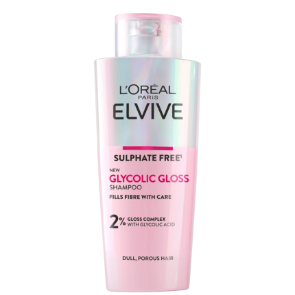 loreal Paris Elvive Glycolic Gloss 2% Shampoo 200ml