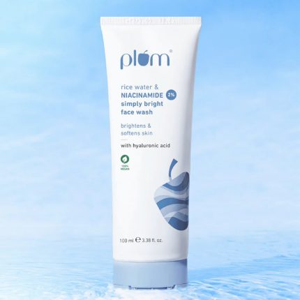 Plum Rice Water & 2% Niacinamide Simply Bright Face Wash 100ml