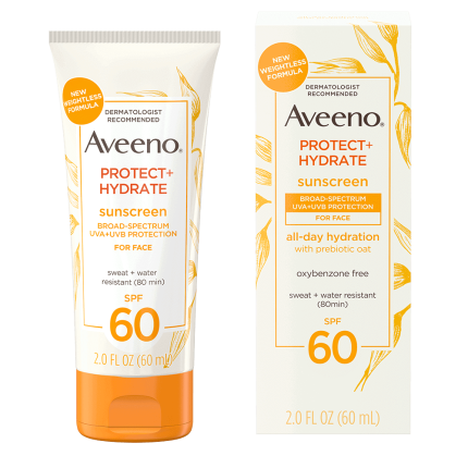 Aveeno Protect+Hydrate All Day Hydration Sunscreen 60ml SPF 60